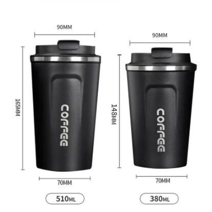 Stainless Steel Smart Coffee Tumbler – Thermos Cup with Intelligent Temperature Display, Portable Travel Mug, 380ml/510ml