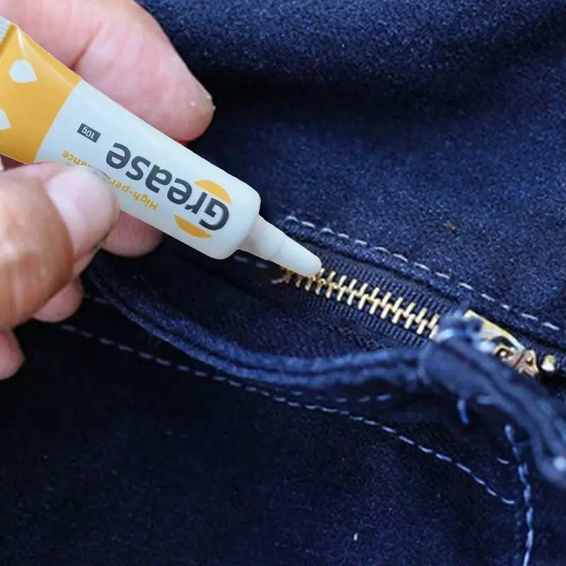 Zipper Lubricant 5pcs - Grease for Clothes, Lock Core Lubrication & Repair for Stuck Multifunctional Zippers