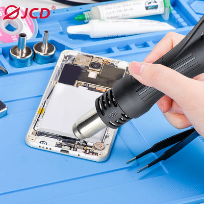 JCD Hot Air Gun 858D – 700W BGA Rework Solder Station, SMD SMT Welding Heat Gun, 220V/110V Repair Tool