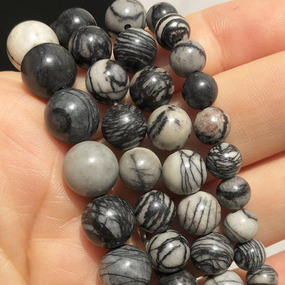 Natural Flame Stone Beads - Yooperlite & Fire Sodalite Loose Spacer Beads for DIY Bracelets and Necklaces