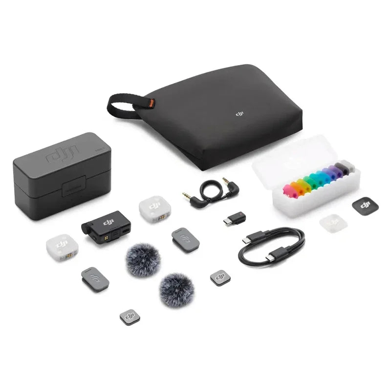 DJI Mic Mini 2 - Wireless Microphone with High-Quality Audio, Automatic Limiting and 48-Hour Battery Life