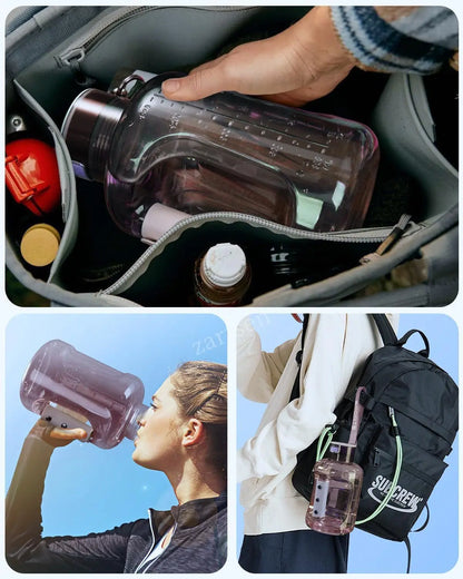1.5L Hydrogen Water Bottle - Portable Sports Bottle with Rich Molecular Hydrogen Water Generator