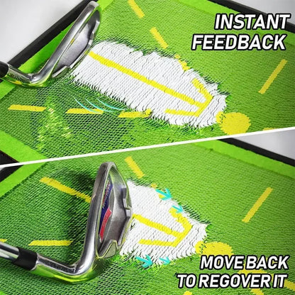 PGM Golf Strike Mat – Beginner Training Pad with Bead Display & Swing Trace Detection, PM130-B