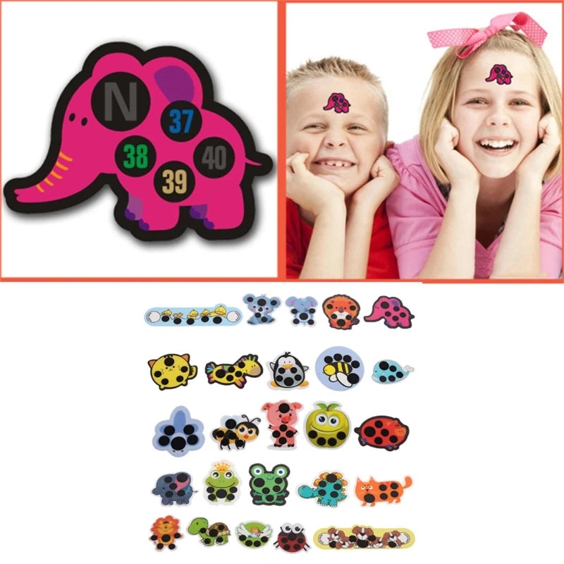 Forehead Thermometer Strips – Baby Fever Indicator Stickers for Quick Temperature Monitoring