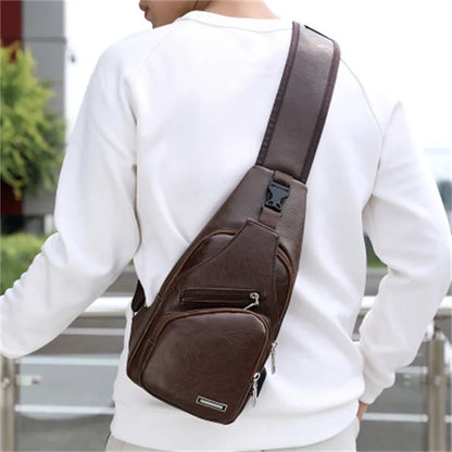 Waterproof Summer Crossbody Chest Bag for Couples – Unisex Small & Breathable Backpack
