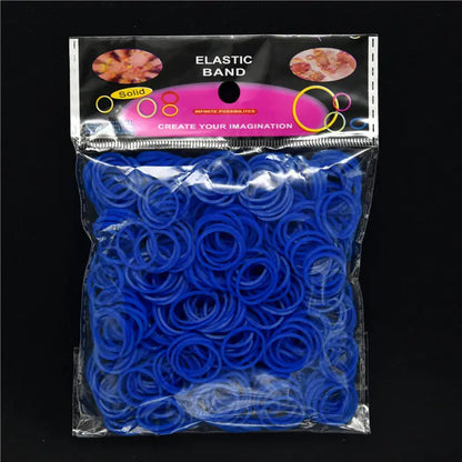 600 Colorful Rubber Loom Bands – DIY Elastic Bracelet Kit for Kids & Women Crafting