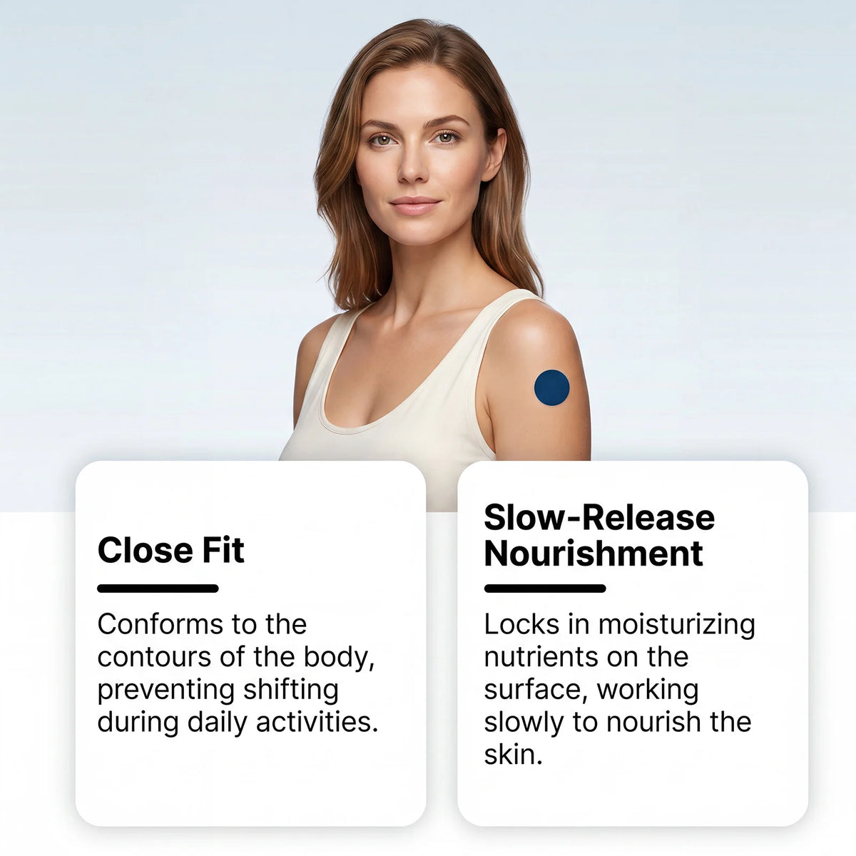 NAD+ Body Care Patches - Breathable, Skin-Friendly Daily Wellness Patches for Men & Women at Home, Work or Travel