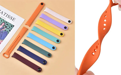 Waterproof Silicone Sport Strap for Xiaomi Mi Band 9/8/NFC – Replacement Smart Bracelet Accessory
