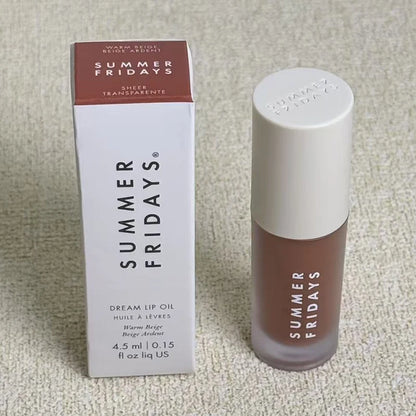 Summer Fridays Lip Balm - Moisturizing Glossy Lip Oil with Vanilla Pink Sugar & Guava Shine