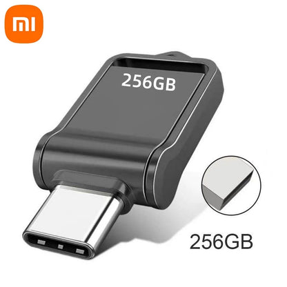 Xiaomi 2TB Metal USB 3.2 Flash Drive — High-Speed Type-C Dual-Use Memory Stick for Mobile & PC
