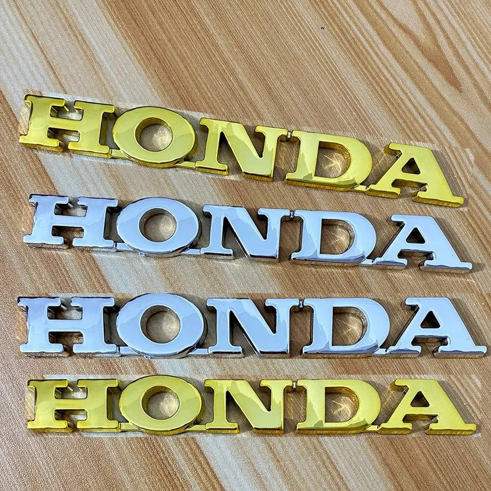 Honda 3D Electroplated Motorcycle Sticker – Rear Guard Plate Logo for PCX125, CBR1000R & CBR650R Accessories