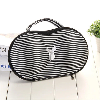 Waterproof Travel Bra and Underwear Organizer Bag – Portable Zip Storage Case for Home and Travel