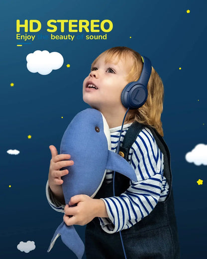 AWATRUE AT2 3.5mm Surround Stereo Gaming Headset – Memory Earmuffs with Mic for PC, Laptop & Kids