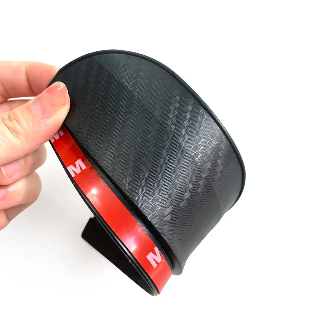 Car Rearview Mirror Rain Eyebrow - Carbon Fiber Sun Visor Shade Protector for Clear Vision, Auto Mirror Organizer Accessories