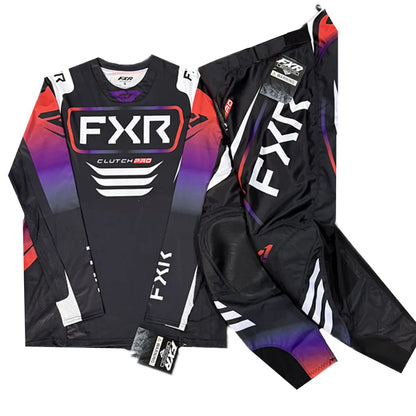 FXR 2025 PODIUM/CLUTCH PRO Gear Set – Dirt Bike Motocross Jersey & Pants Combo for Off-Road Riding