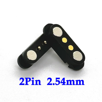 2A DC Magnetic Pogo Pin Connector Set - 2Pin 3Pin 4Pin 5Pin Spring Loaded Male Female Power Socket for Electronics Projects