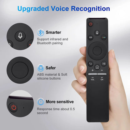 Universal Voice Remote Control for Samsung Smart TV: BN59-1266A Replacement Remote with Voice Function for All Samsung TVs