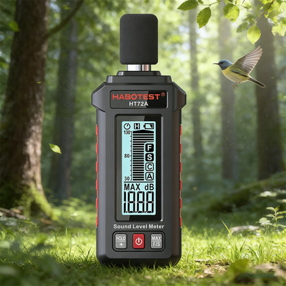 Digital Sound Level Meter - 30–130 dB Noise Detector for Room, Office, Factory, Studio & Traffic Noise Testing
