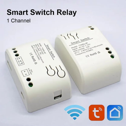 WiFi Garage Door Opener Remote Controller - Tuya Smart Access Control with Alexa & Google Home Support