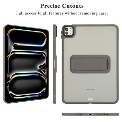 Matte Kickstand Case for iPad Pro, Air & Mini – Translucent Cover for 10.2", 10.9", 11" (4th–10th Gen, 2024)