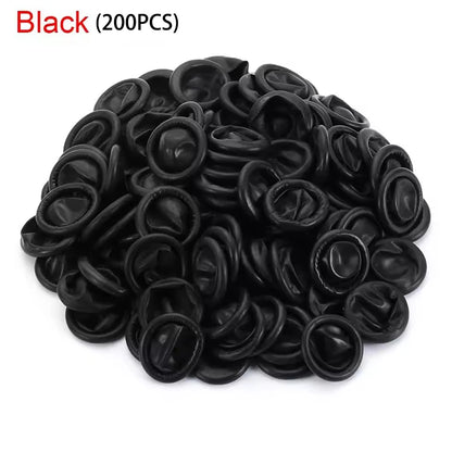 100PCS Disposable Finger Cots – Powder-Free Anti-Slip Latex Finger Protectors for Beauty, Tattoo & Hairdressing Use