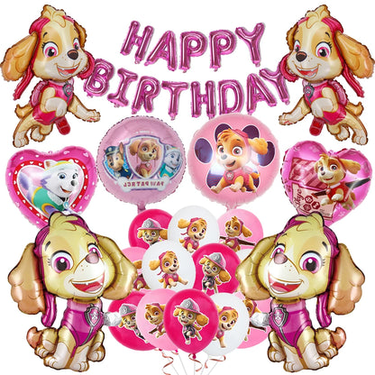 Paw Patrol Kids Birthday Party Supplies Set – Cups, Plates, Napkins, Gift Bags & Cake Toppers Decorations Kit