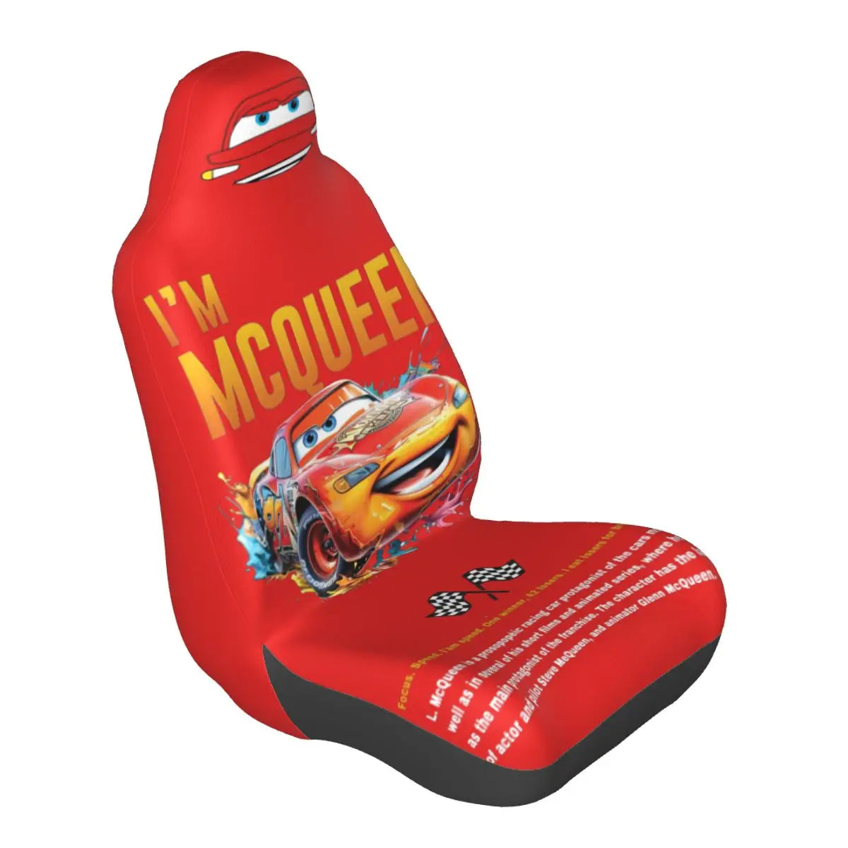 Sally Lightning McQueen 95 Car Seat Cover – Durable 1-Piece Universal Fit for Trucks, Cars & Sedans