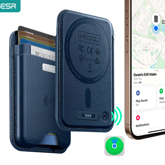 ESR MagSafe Wallet with Find My — Strong Magnetic 5-Card Holder for iPhone 16/15/14/13/12 Series