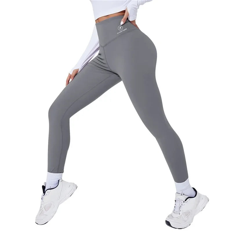 High Waist Thermal Yoga Leggings for Women – Butt Lifting Push-Up Sports Tights for Running, Gym & Fitness Wear