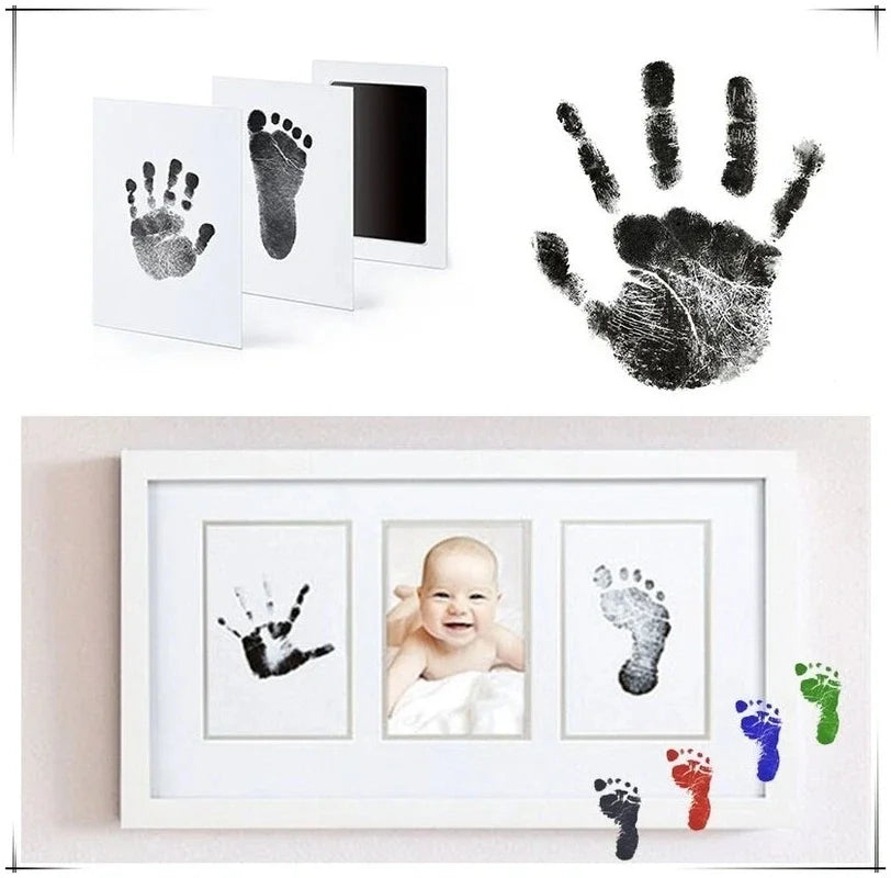 Pet Dog Footprint Handprint Pad - Safe Non-Toxic Printing Pad for Pet and Baby Paw Prints - Ink-Free Footprint Pad