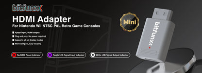 Bitfunx GC2HDMI Adapter – Digital AV to HDMI Converter for Nintendo GameCube NGC DOL-001 Console