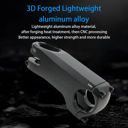 RIRO Bike Stem Internal Cable Routing - 28.6–31.8mm Aluminum Alloy CNC Road Bicycle Handlebar Stem with Spacer