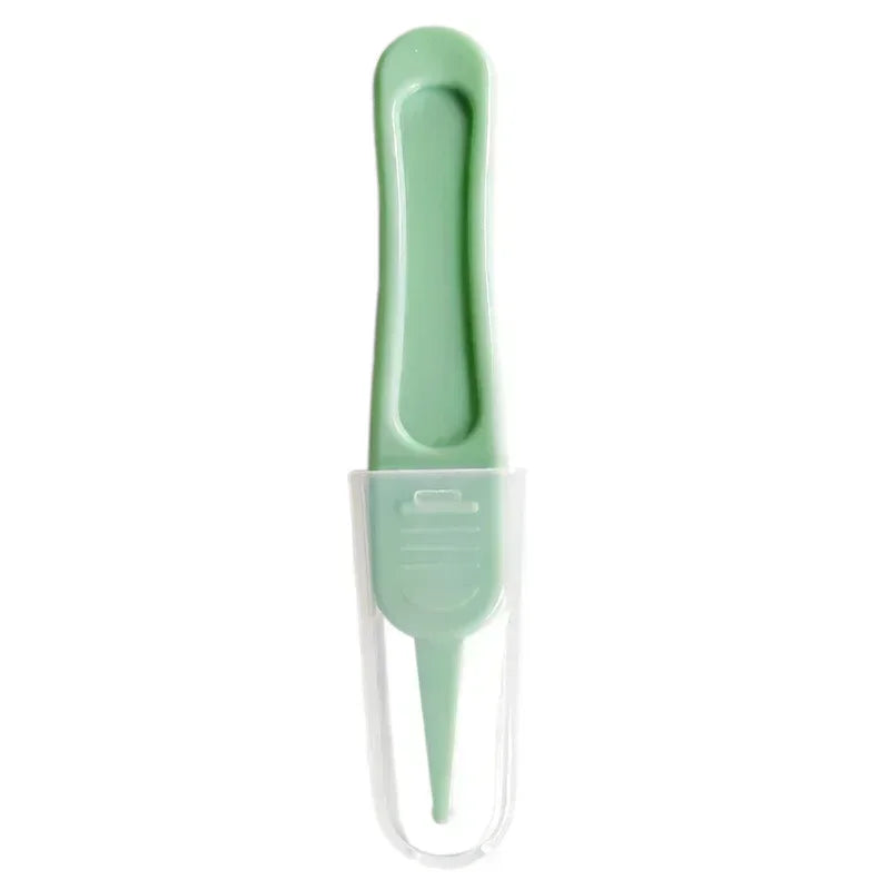 Baby Nose Cleaner Tweezers – Plastic Safety Forceps for Toddler Nasal Care, Gentle Cleaning Tool & Baby Health Essentials