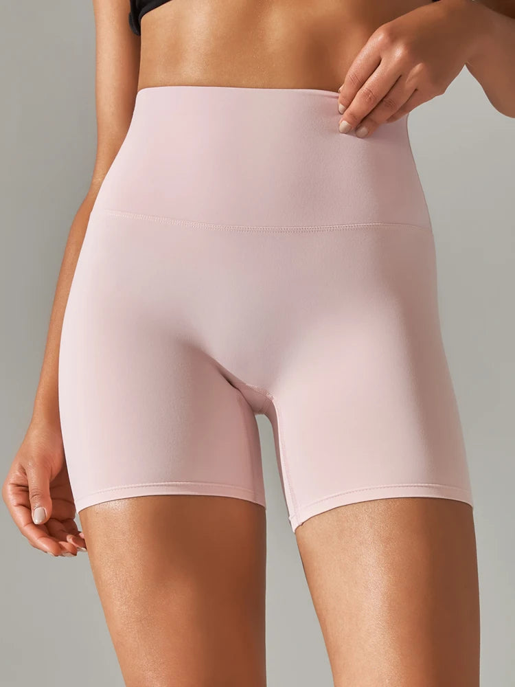 Women High Waist Yoga Legging Shorts - Squat Proof Quick Dry Fitness Cycling Shorts for Gym Workout & Sports