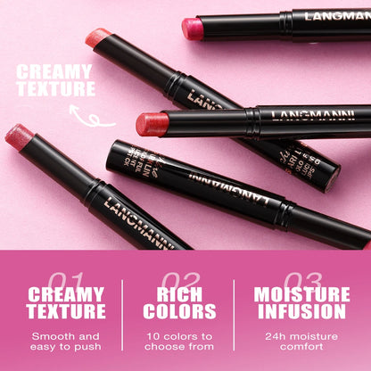 Diamond Pearlescent Lipstick – Waterproof, Long-Lasting Matte Velvet Lipstick with Non-Stick Shine for Sexy Red Lips          Ask ChatGPT