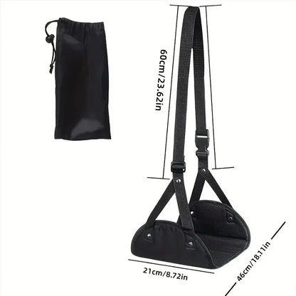 High Quality Foam Airplane Footrest - Portable Travel Footrest with Adjustable Height, Carry-On Foot Rest for Comfortable Flying