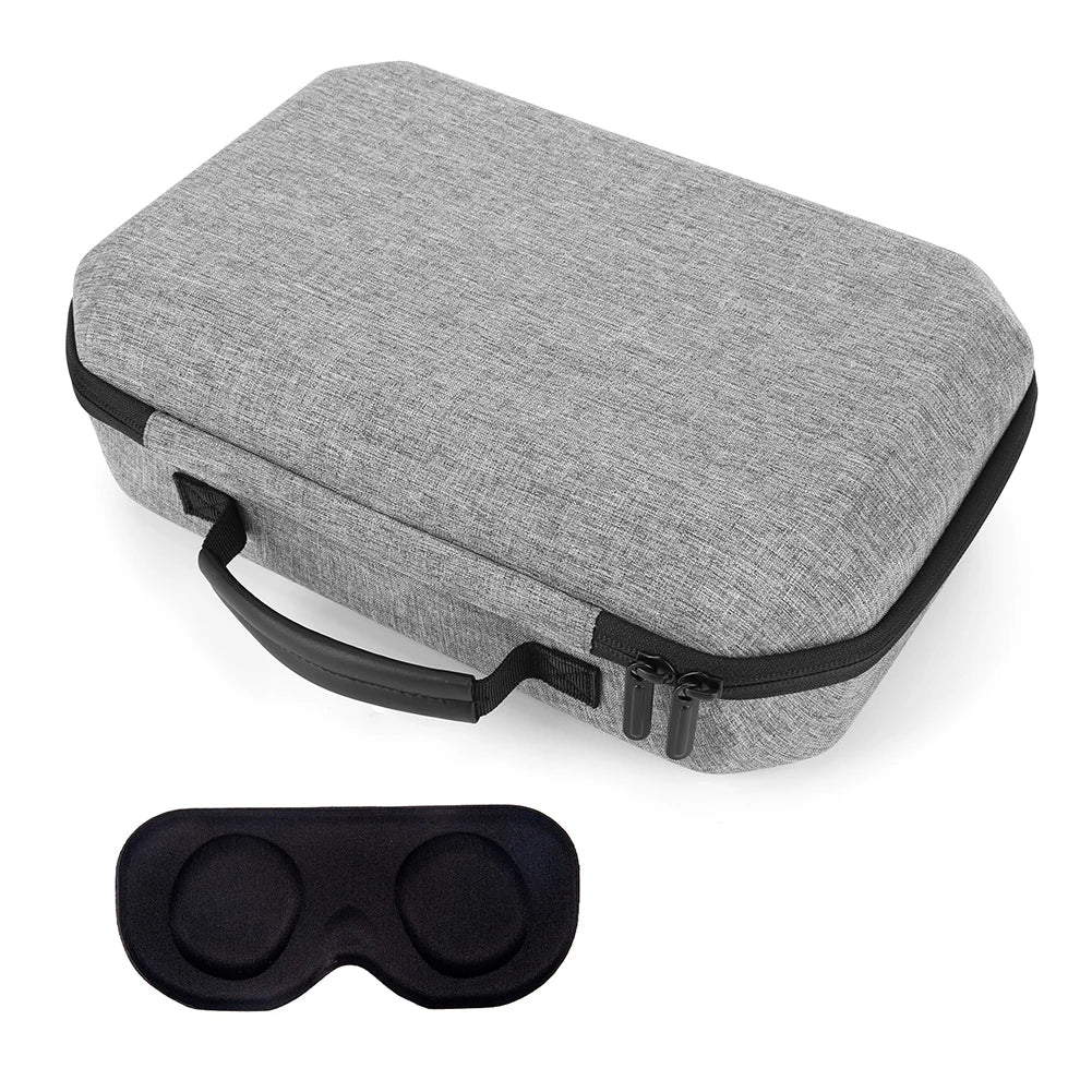 Meta Quest 3 VR Headset Hard EVA Carrying Case with Shoulder Strap – Travel Storage Bag for VR Accessories