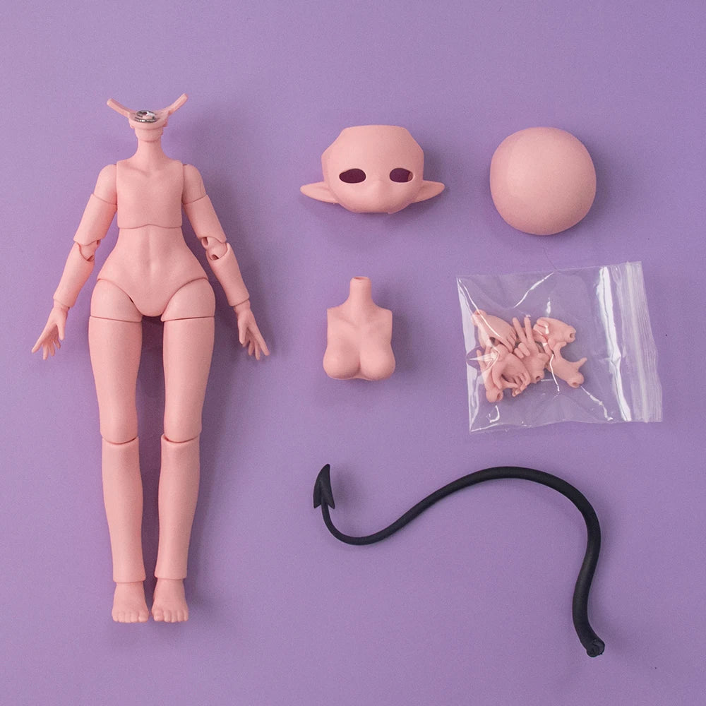 Genuine Devil's Horns Blind Box — 1/8 Movable Doll Ornament, Trendy Collectible Toy for Kids & Gift