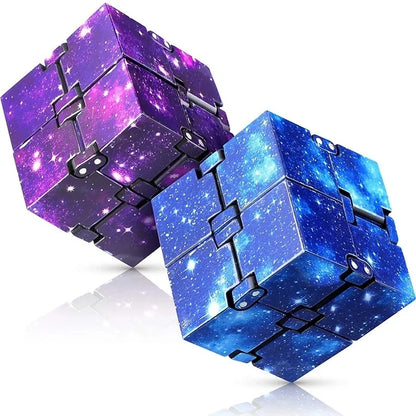 Infinity Cube Fidget Toy — ADHD & Anxiety Stress Relief Puzzle for Kids & Adults
