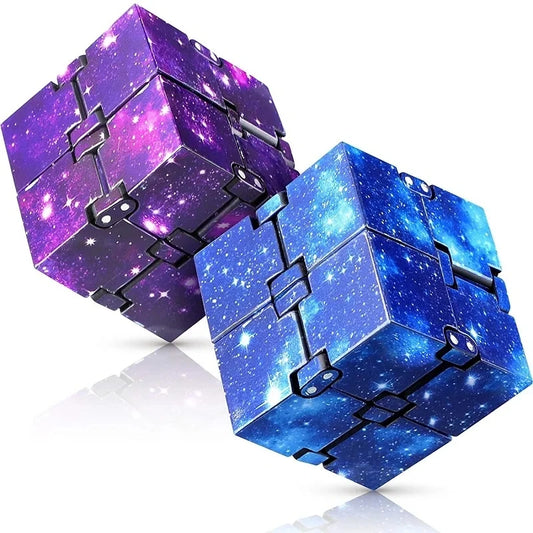Infinity Cube Fidget Toy — ADHD & Anxiety Stress Relief Puzzle for Kids & Adults