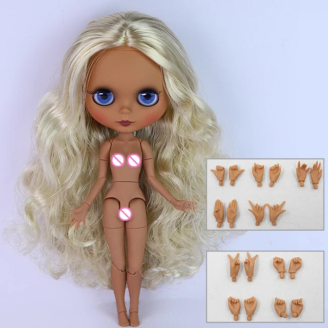 ICY DBS Blythe Doll 1/6 BJD – 30cm Joint Body Set with Random Eyes, Anime Girl Toy Gift