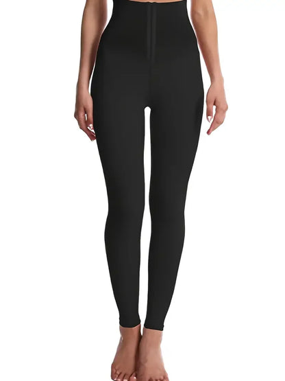 High Waist Butt-Lifting Leggings: Skinny Fitness Solid Legging with Tummy Control - Women's Sexy Clothing