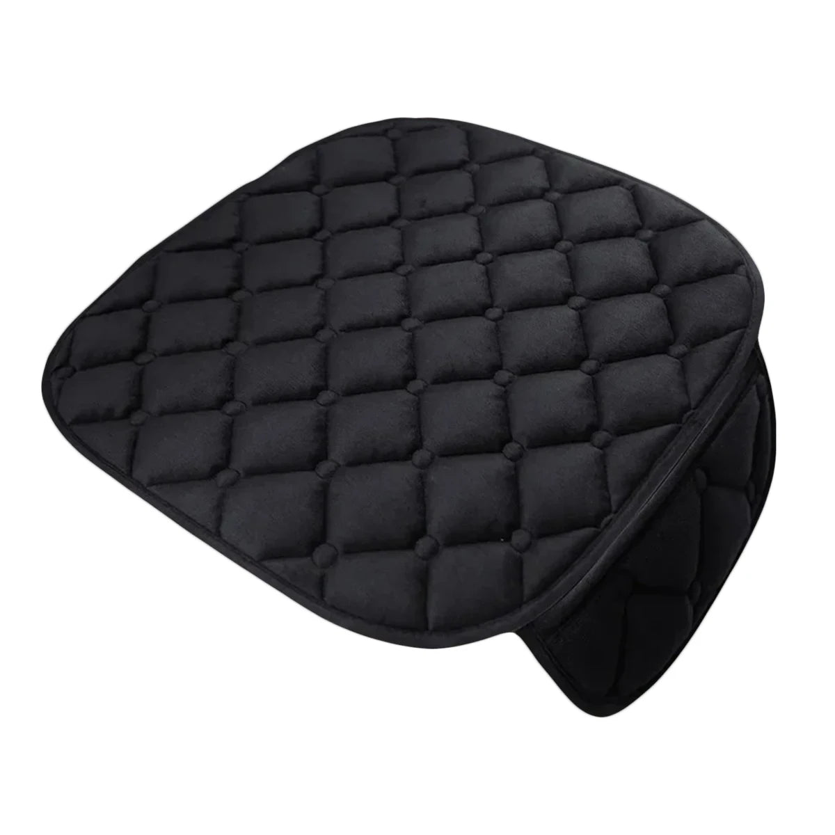 Plush Car Seat Cover - Soft Anti-Slip Universal Seat Cushion Protector