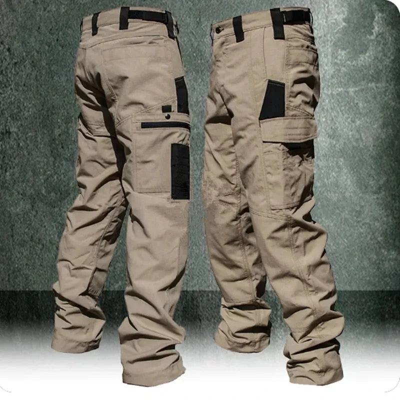 Wear Resistant Tactical Cargo Pants - Multi Pocket Outdoor Work Trousers for Men Spring Autumn Casual Jogger Style