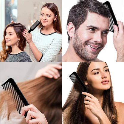 Portable Hairdressing Comb – Wide Tooth Flat Top Clipper Comb for Oil Head Styling & Heat-Resistant Use