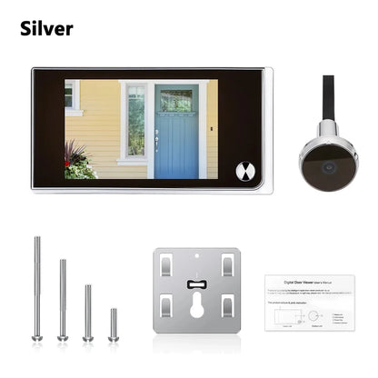 Awapow 3.5" Digital Door Viewer — 120° HD LCD Peephole Camera, 2MP Cat Eye Doorbell Monitor