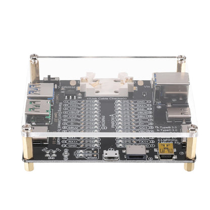 USB Cable Tester – Type-C, Type-B, Micro Short Circuit and Data Anomaly Detection Test Board for iOS & Android