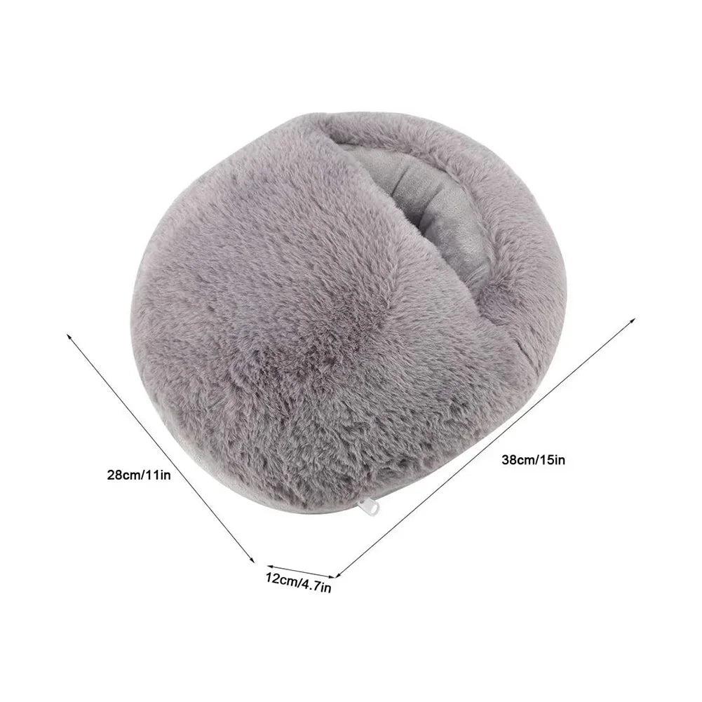 Electric Velvet Foot Warmer - Constant Temperature Heating Pad, Washable, Ideal for Winter Home and Bedroom Comfor