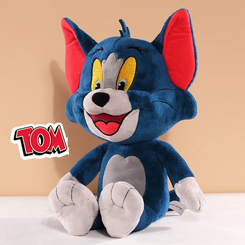 Tom and Jerry Plush Toy - Cartoon Movie Cat and Mouse Plushies - Stuffed Animals, Soap Action Figure, and Studio Doll Toys