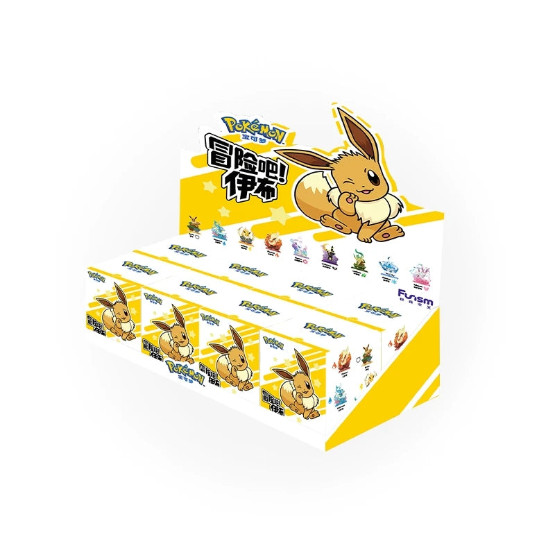 Anime Pokémon Funism Adventure Eevee Family Blind Box – Jolteon & Sylveon Action Figure Toy Gift